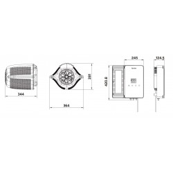 Gegenstromanlage iGarden AQUAGEM SwimJet M230 für Pool 1,2 kW 230V