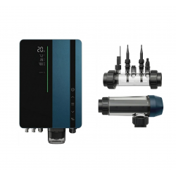 Salzelektrolyse AQUARK AQUAGEM iGarden iClear PREMIUM Inverter mit pH-, Redox-, Temperaturregelung und WLAN