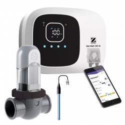 Salzelektrolyse Zodiac GenSalt OE iQ pH Evo mit pH-Wert-Regler und Dosierpumpe und WLAN