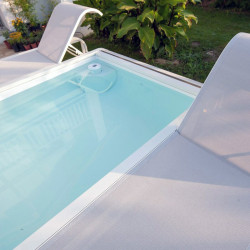 Schwimmbecken GRE MARIPOSA mit Sonnenliegen Schwimmbad Gre 282 x 219 x 60 cm Rechteckpool