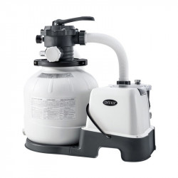 Sandfilteranlage mit Salzwassersystem INTEX Filterpumpe Poolpumpe