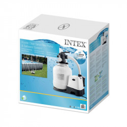 Sandfilteranlage mit Salzwassersystem INTEX Filterpumpe Poolpumpe