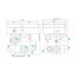 Mehrwegventil Rückspülarmatur SPECK BADU OMNITRONIC R41/3A, 1½” 6-Wege-Ventil mit automatischer Rückspülung 1,5"